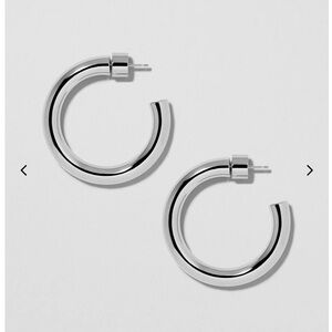 Jennifer Fisher Mini Natasha Hoops Silver